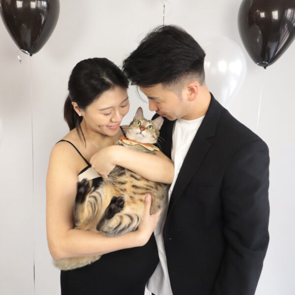 黑白款簡易孕婦寫真氣球佈置：圖片 5