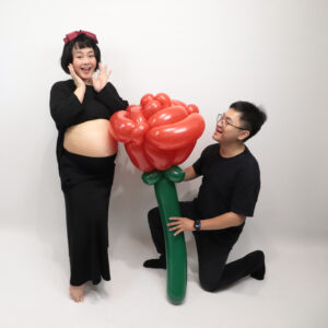 超巨大氣球玫瑰花