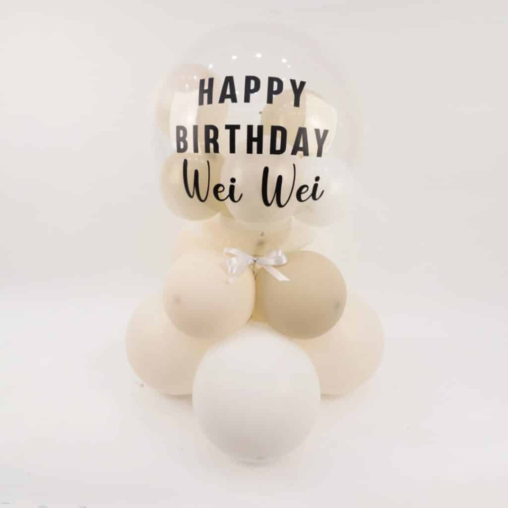 20吋生日泡泡球桌上款