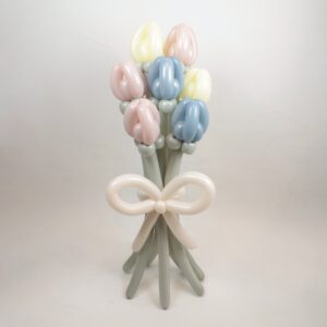 長短鬱金香花束
