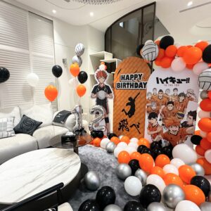 客製化排球少年生日氣球佈置